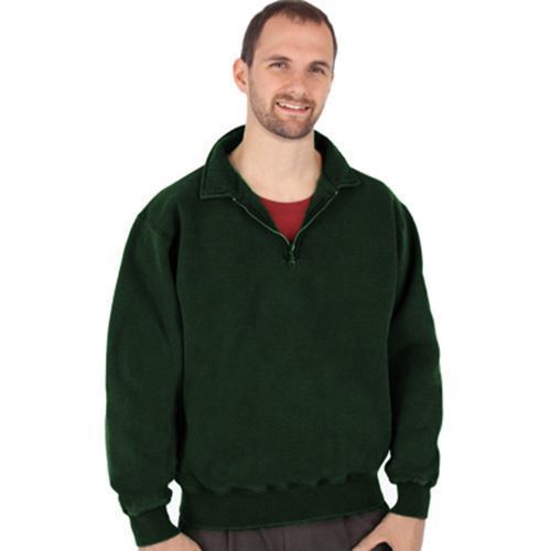 Polo uomo CottonMill 100% cotone pesante collo zip - Foto 10 di 11