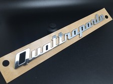 MASERATI QUATTROPORTE LOGO SIGLA EMBLEMA FREGIO STEMMA SCRITTA TARGHETTA BADGE