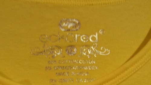 Ladies Yellow Top, Echo Red Size L 1x - Bild 4 von 4