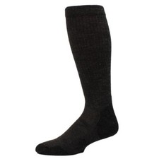 BOOT DOCTOR Men's Charcoal Gray Merino Wool Crew Boot Socks - 2 Pack