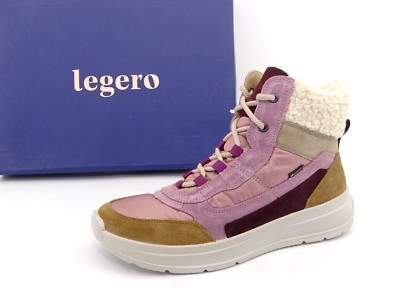 LEGERO Gore-TEX Boots Stiefeletten Damenstiefel Schuhe Rosa Gefüttert Gr. 37 -4G