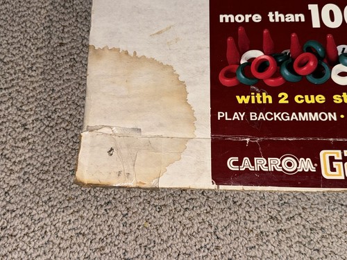 Vtg Carrom Game Board Table Model No. 108P By Mendel Game Mfg Co Nearly Complete - Picture 8 of 16