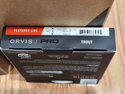 オービス　Orvis　プロトラウト　Pro Trout　WF3F　美品 Orvis PRO Textured Trout Fly Line WF3 | eBay