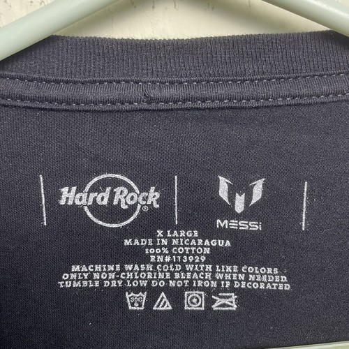 Lionel Messi Hard Rock 50th Anniversary Live Greatness Shirt Uomo Taglia XL Shirt - Foto 5 di 7