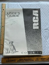 RCA TV THOMSON CONSUMER ELECTRONICS 1994 manual booklet diagrams directions