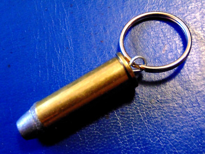 Bullet Engine Key Ring REMINGTON 44 MAGNUM HP BULLET KEY RING CHAIN inert deactivated NOVELTY ...