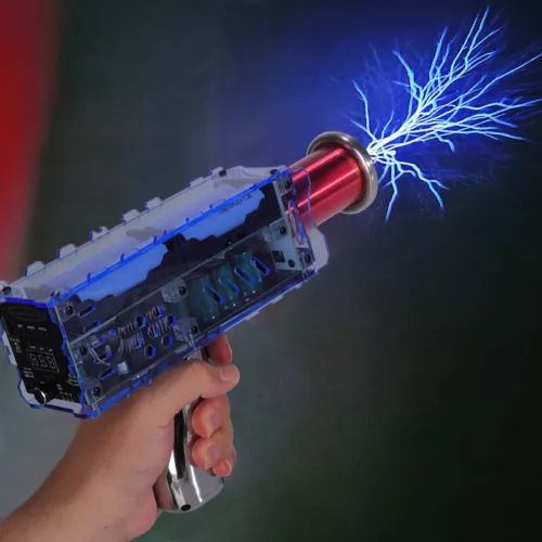 Handheld Tesla Coil Künstlicher Blitz Zum Selbermachen Tragbar Trigger Mode Tesla Coil USA - Bild 2 von 9