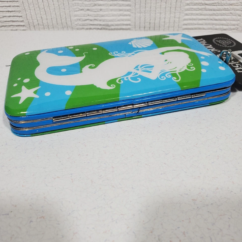 Spoontiques Phone Wristlet Wallet Case Mermaid iPhone 4 5 5s 6 Galaxy s5  - Image 3 of 4