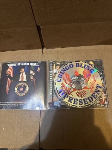 Chingo Bling - Chingo Bling 4 President Stunta Magno PJ Houston TX Rap OOP - Picture 2 of 7