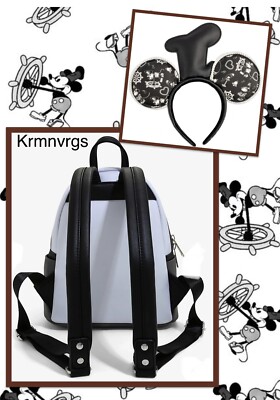 Steamboat Willie 3 Piece Loungefly Set NEW Disney100 Decades 20s Merchandise Collection with  main image 3