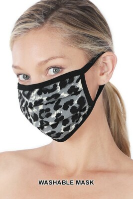 Double Layer Cotton Face Mask Washable Reusable Cloth Soft Fashionable Unisex