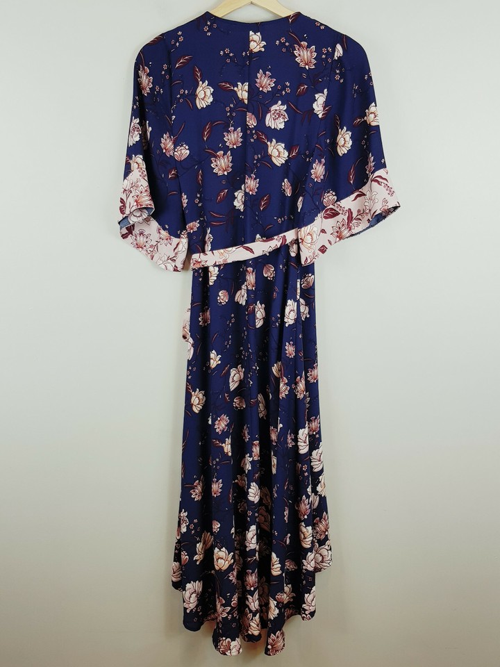 SPORTSGIRL Womens Floral Print Maxi Wrap Dress [ Size AU 6 or US 2 eBay