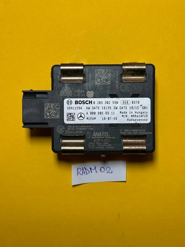 15-23 Mercedes C CLASS W205 C205 Front Distance Sensor Radar Module A0009056911 - 第 1/9 張圖片