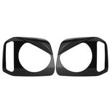 2Pcs Car Front Headlight Cover Headlamp Trim Decor For Jimny 20072017