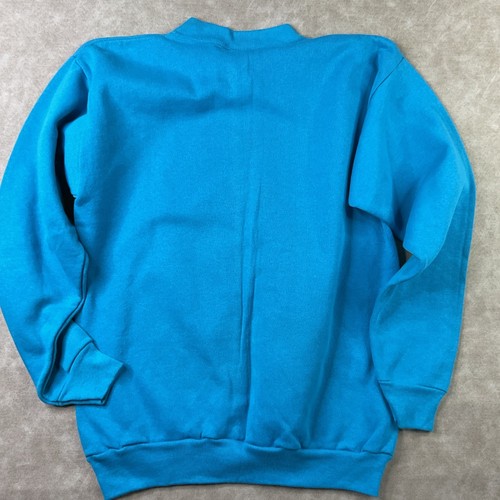 Vintage Marlin Fish Sweatshirt 90s Tultex 3D Painted Graphics Splash Sz L USA - Picture 8 of 8