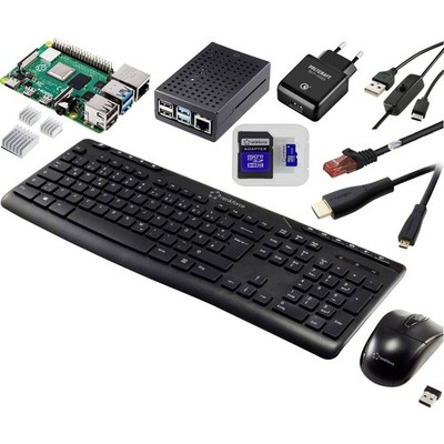 TRU COMPONENTS Pro Set Raspberry Pi  5 B 4 GB 2.4 GHz inkl. Netzteil, inkl.