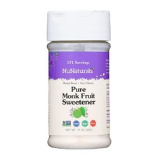 NuNaturals All-Natural Pure Monk Fruit Powder Plant-Based 1 Count Pack of 1 