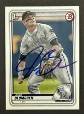 2020 Bowman 1st SIGNED: Jack Blomgren ROCKIES #BD-162