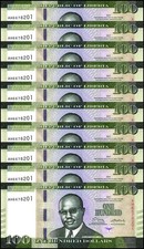 Liberia 100 Dollars, 2017, P-35b, UNC X 10 PCS