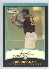 2001 Bowman Chrome Rookie Refractors Luis Torres #185 j9g