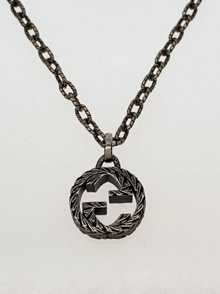Collier GUCCI imbriqué G SV925 haut argent disponible 