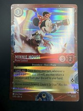 Disney Lorcana Minnie Mouse Pirate Lookout Foil Cruise Promo 17/P3 see Comments