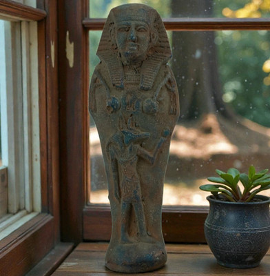 Egyptian Artifacts Rare Authentic Pharaonic Statue Of Ushabt (Shabti) BC