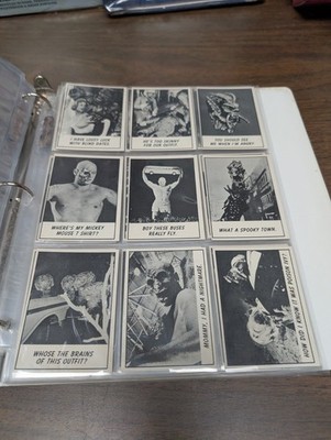 1966 TOPPS MONSTER LAFFS COMPLETE NM 66 CARD SET Cards Look Pack Fresh