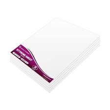 White Polystyrene Flexible Plastic Board Sheet 9" x 12" .020 Thick Styrene ...