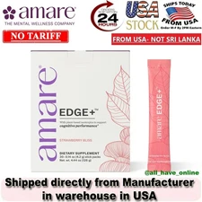 Amare Global EDGE+ Strawberry Bliss - (Single Pack) - New&Sealed! Exp:2027