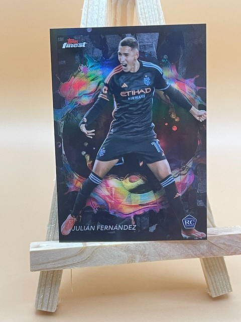 2024 Topps Finest MLS - RARE! Julian Fernandez #11 (RC) 7/7 Bookend!
