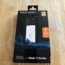 Body Glove Tidal Waterproof Case for iPhone 17 Pro Max Black Open box.