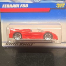 Hot Wheels Ferrari F50 Diecast Red Sport Car Collector #377