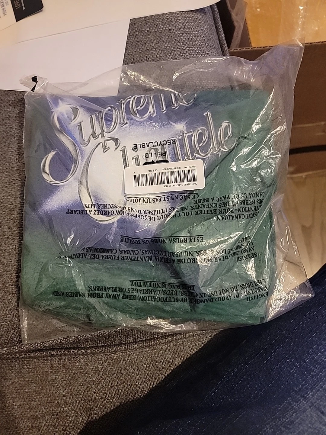 Tee shirt Supreme Clientèle pin clair (FW20T46) taille L