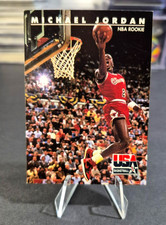1992 SkyBox Michael Jordan #38 USA Basketball NBA Rookie Chicago Bulls Card. rookie card picture