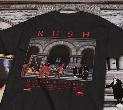 Rush Moving Pictures Vintage Progressive Rock Band 2026 T-Shirt, Gift for People