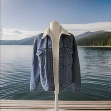 NEU Levi's Jeansjacke Ex-Boyfriend L m. flauschigem Sherpa gefüttert NP 139,95 €