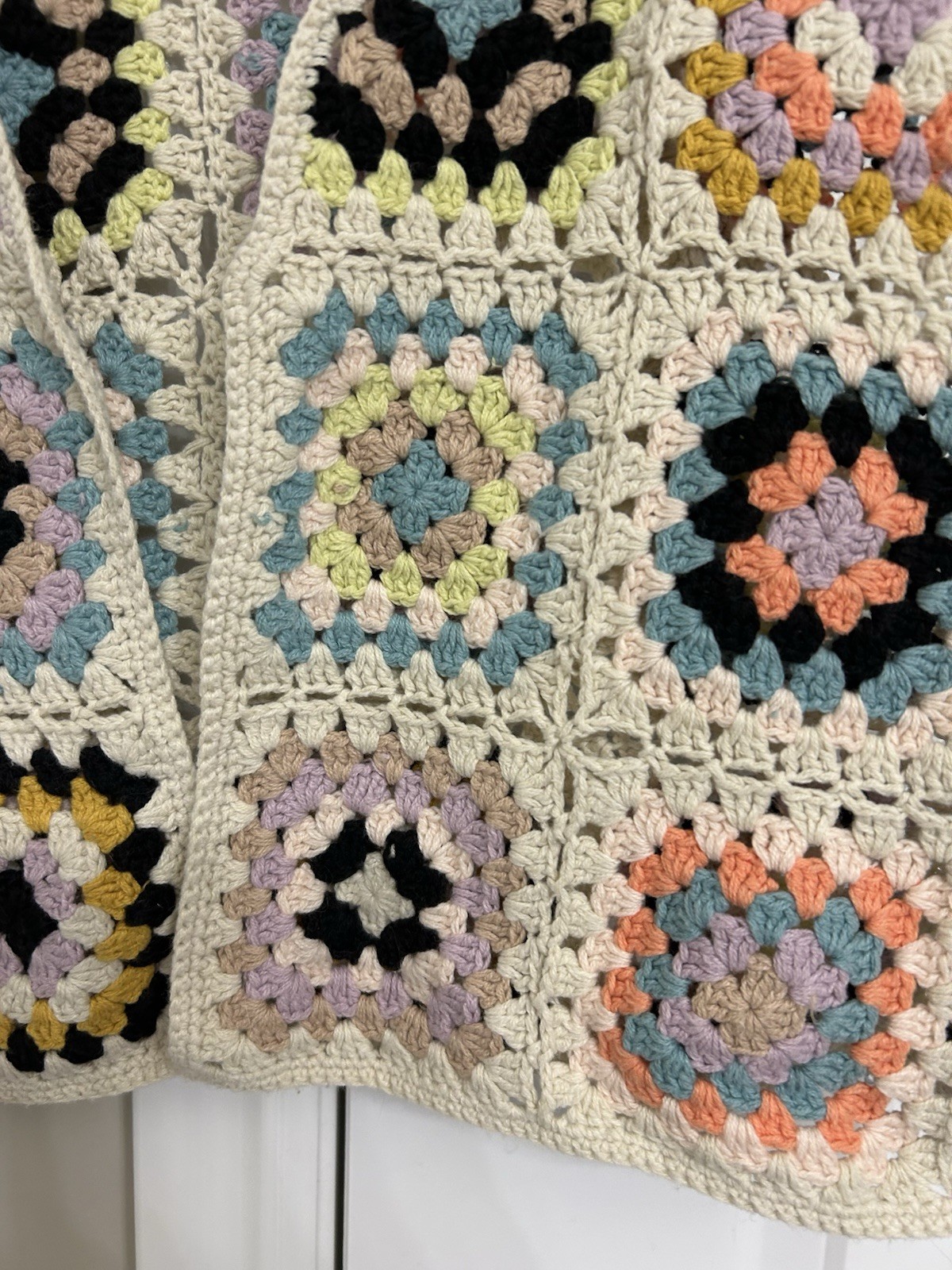 Boho Crochet Patchwork Vest one size - image 2