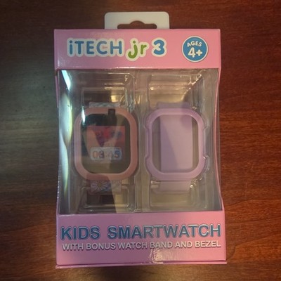 iTECH Jr 3 Kids Smartwatch Bonus Band & Bezel, Touch Screen, STEM, 25+ Games