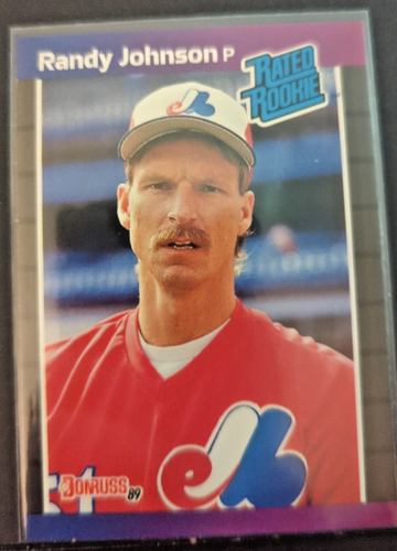 Rated Rookie Randy Johnson 1989 Donruss Rated Rookie #42 Randy Johnson p Montreal Expos | eBay