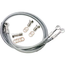 GBrakes Front Brake Line Kit - Clear, 2 Line FK003D609-2