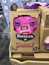 Zuru Fuggler Baddies Lord Long Ears Pink Funny Ugly Monster Plush Toy Brand NEW