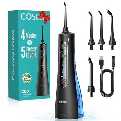 COSLUS C50 Munddusche 20 Wasserdruckstufen 4 Modi IPX