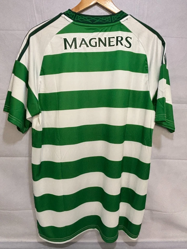 Celtic FC 2024/25 Adidas Men’s Home Jersey Green White Slim Fit Outdoor XL - Image 2 of 4