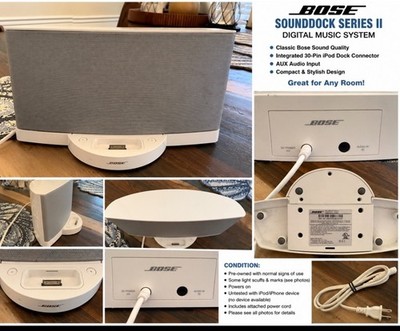 Bose SoundDock Series II Digital Music System White iPod Dock Speaker Tested