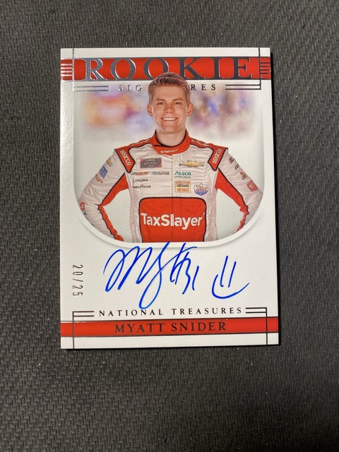 Myatt Snider 2021 National Treasures Rookie Signatures SSP Auto /25