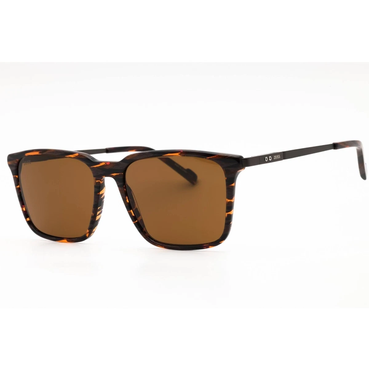 ZEISS Matte Dark Tortoiseshell Sunglasses: Unisex, NEW ZS25557S Sunglasses - Zeiss Authorized Retailer | coolframes  main image 2