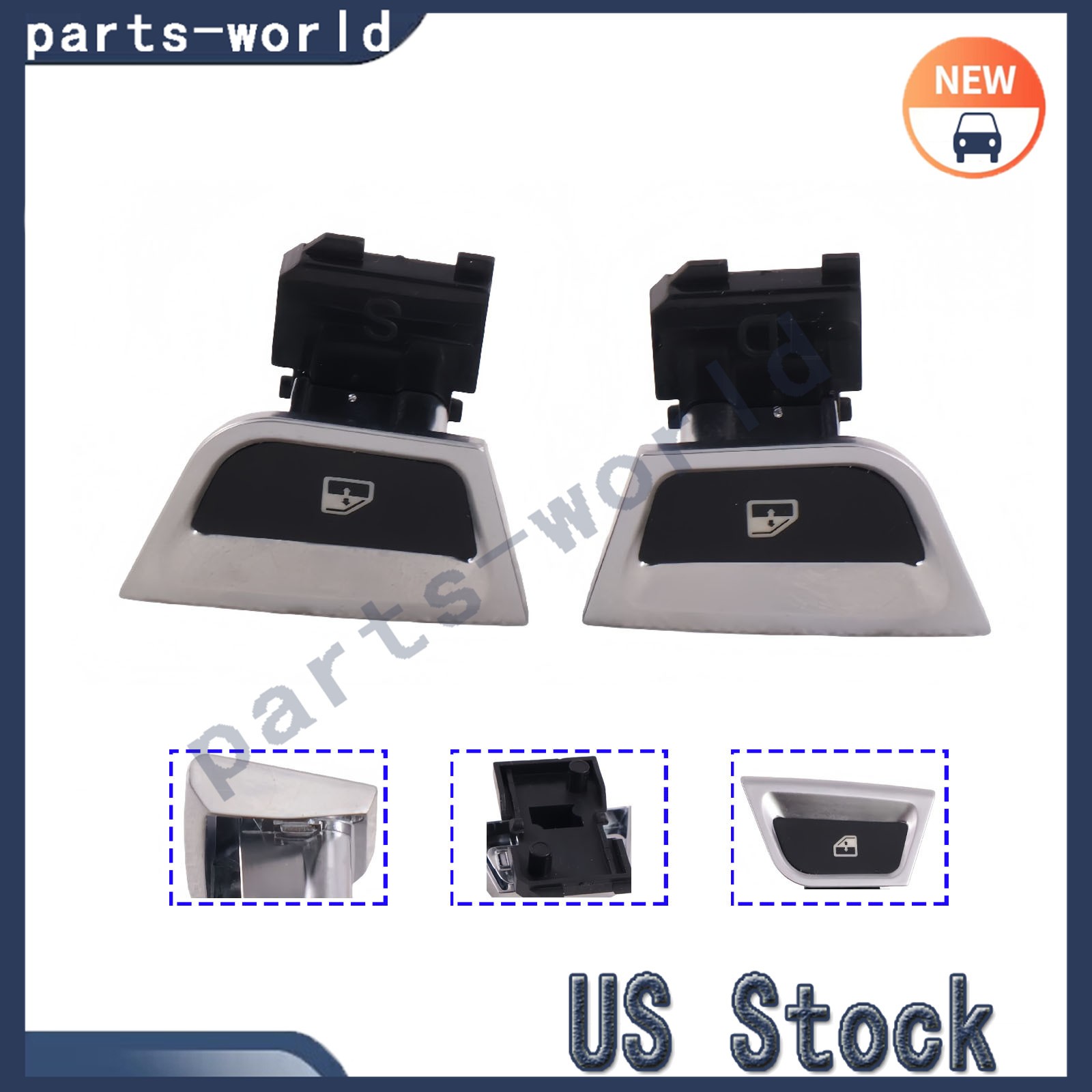 Power Window Control Button Supporter Pair For Ferrari California T 309096