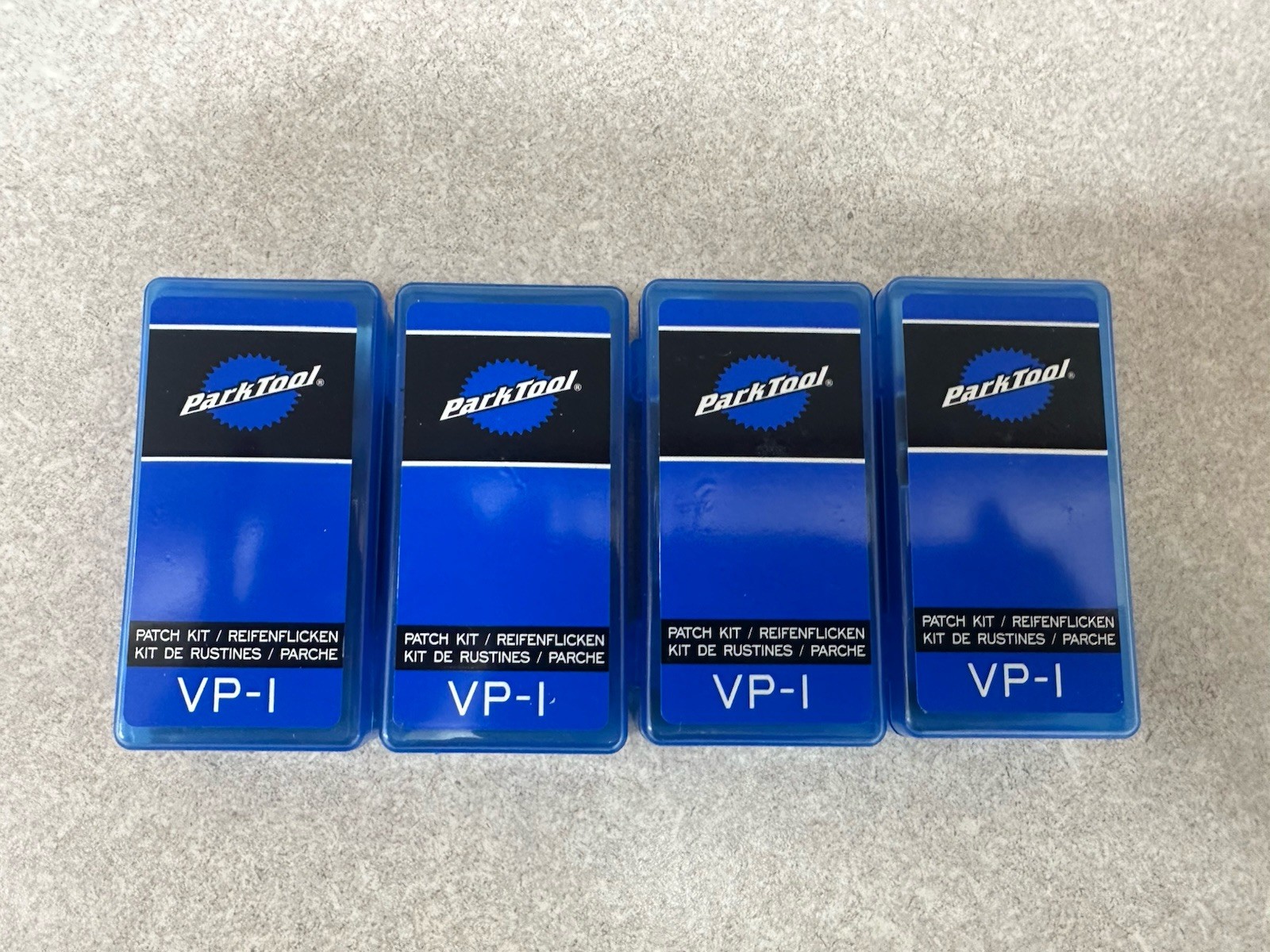 4 Pack Park Tool VP-1C Vulcanizing Patch Kits Kit