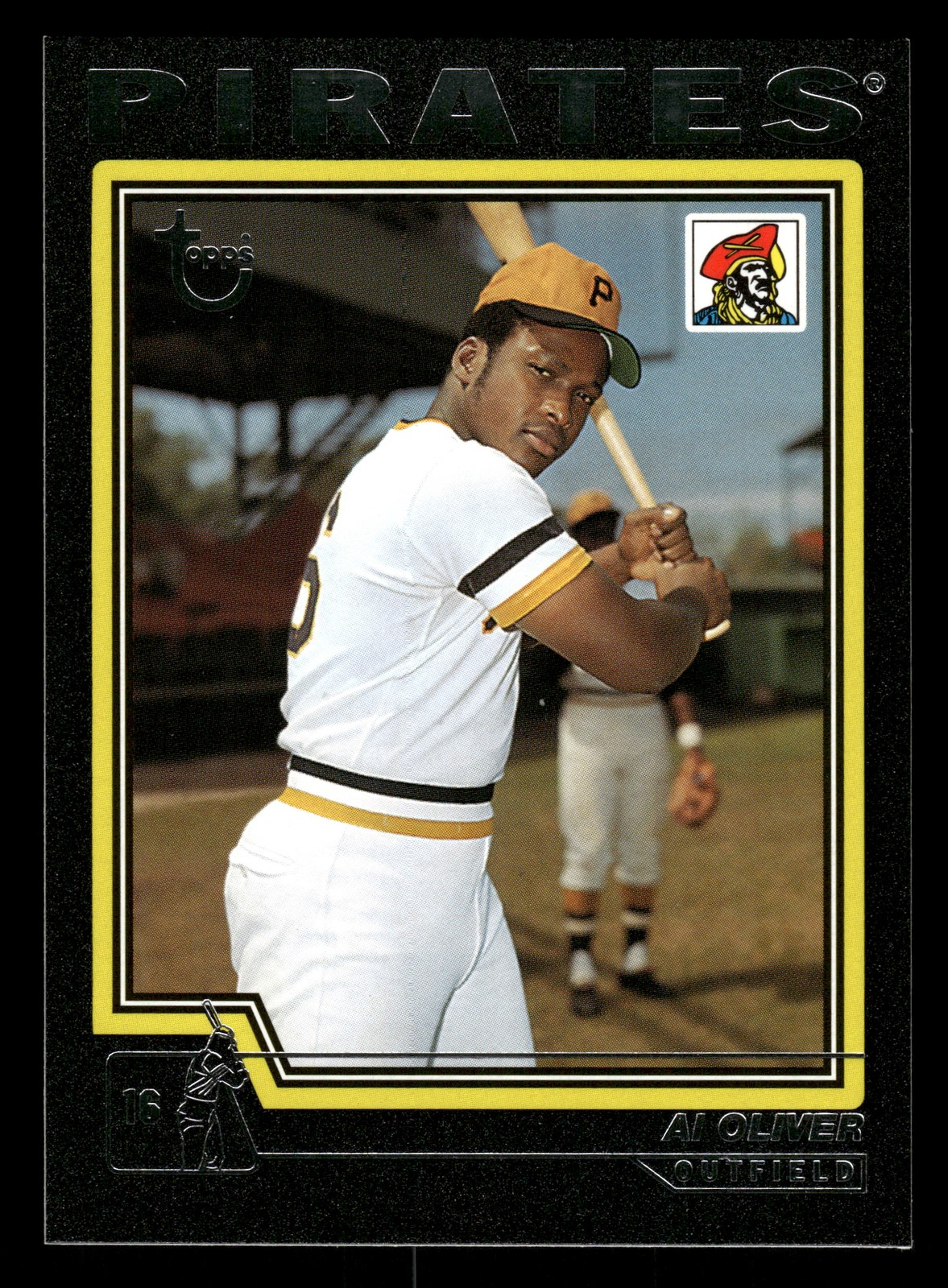 Al Oliver Pittsburgh Pirates 2004 Topps Retired Signature Black #54 SN /99